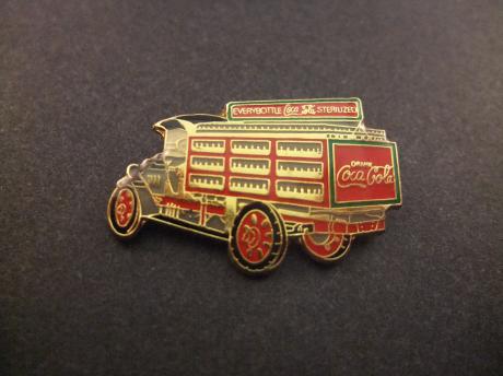 Coca-Cola Every Bottle Sterilized oude bestelwagen